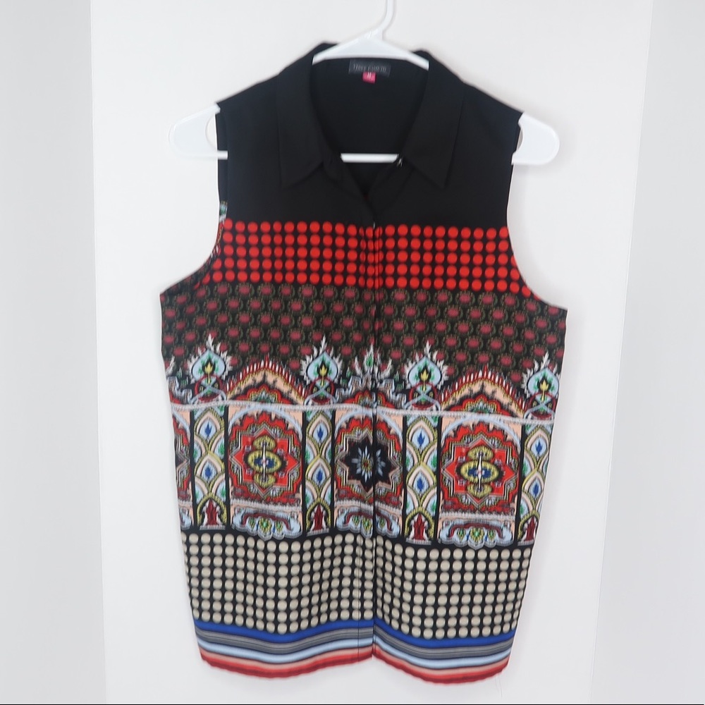 Vince Camuto sleeveless blouse size medium